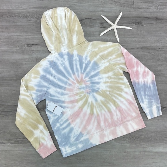 🔆HURLEY🔆 IVY TIE DYE EASY RAGLAN HOODIE - Picture 14 of 15